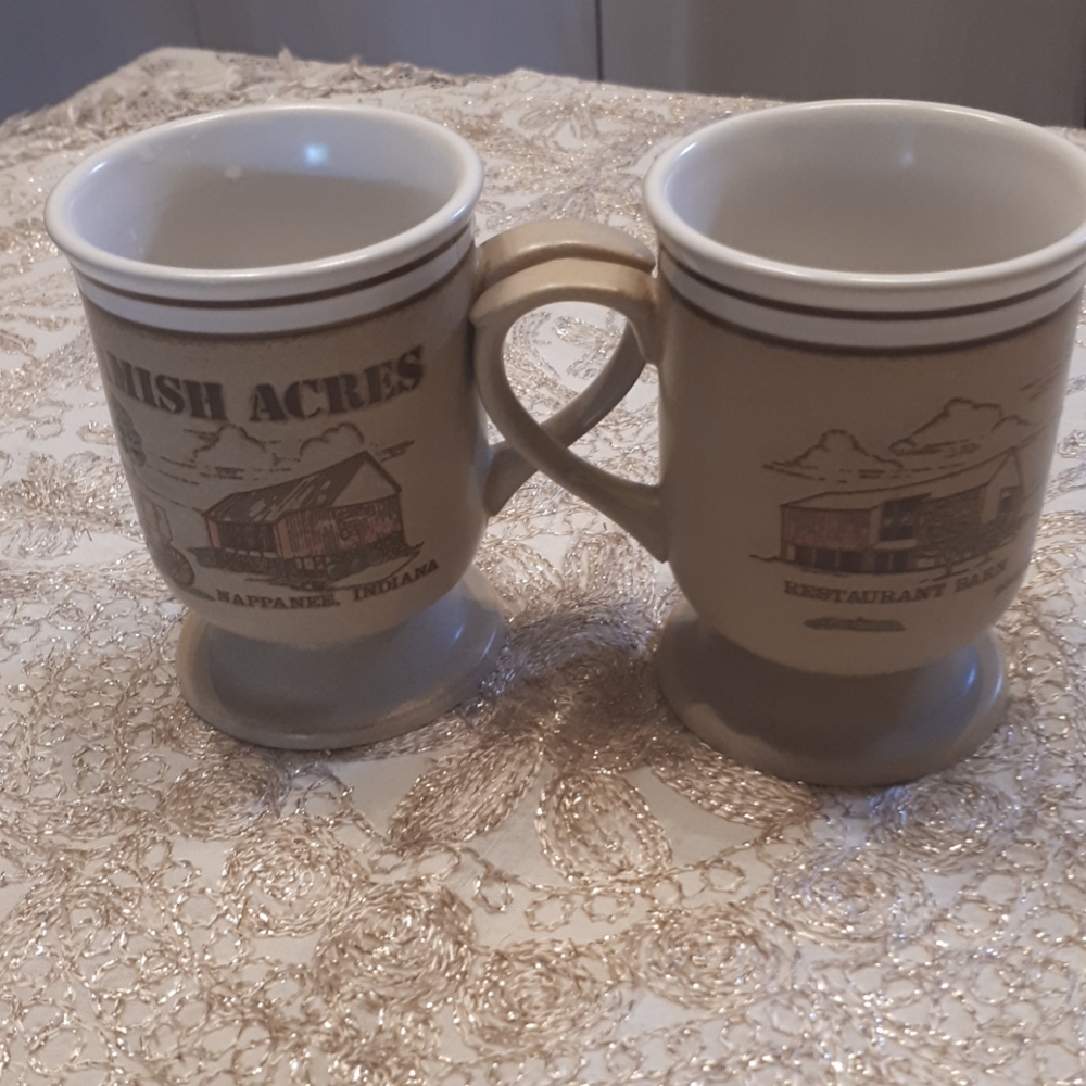 Ceramic mugs from AMISH ACRES